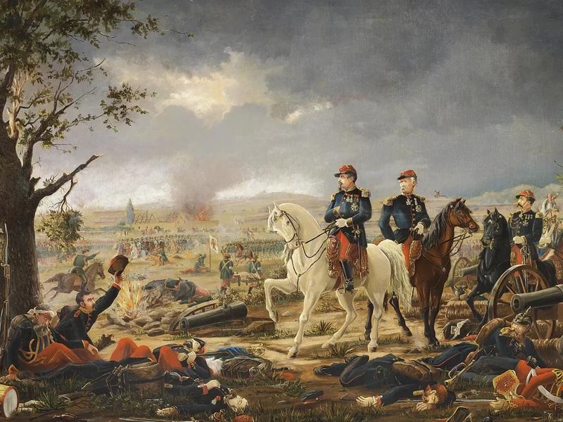 1849-Gustav Brock - Scena della guerra franco-prussiana